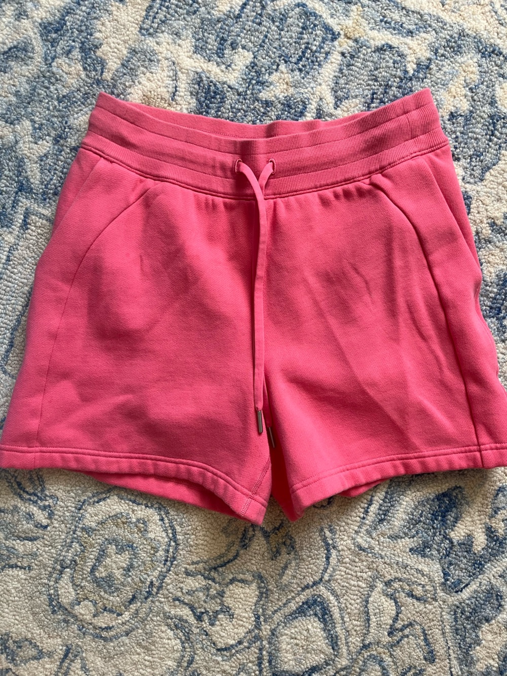 Lululemon High Waist Adjustable Fleece Shorts